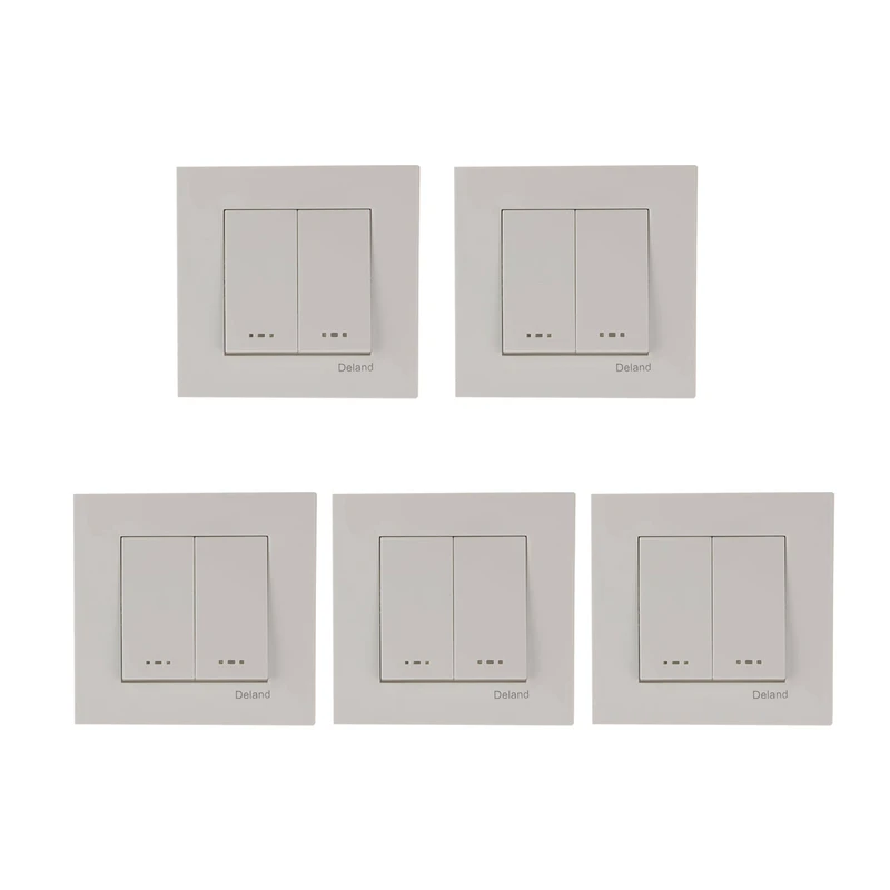 تصویر 2 از انواع کلید و پریز دلند مدل آسا با مواد اولیه عالی