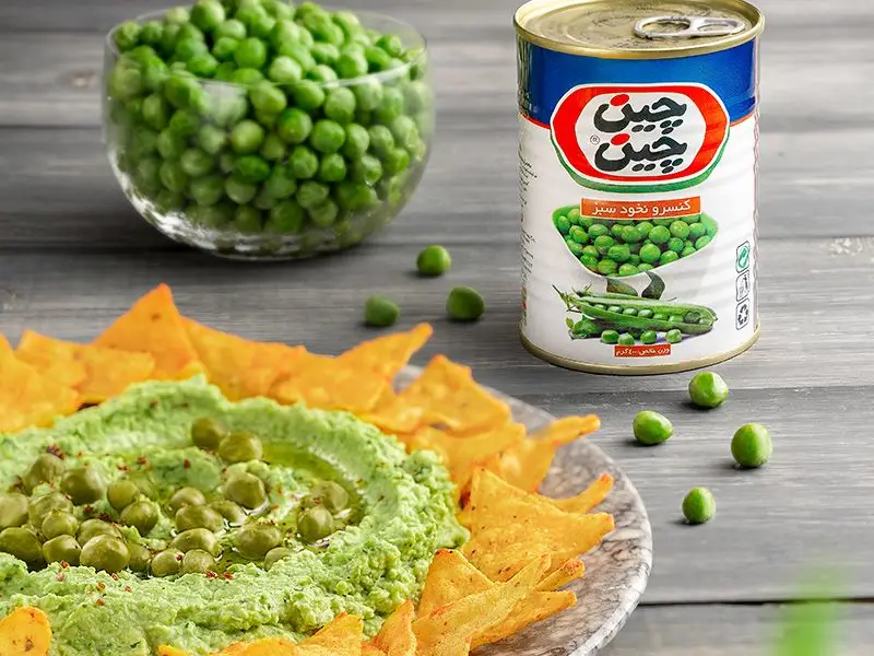 کنسرو نخود فرنگی با بافت نرم و دانه سالم