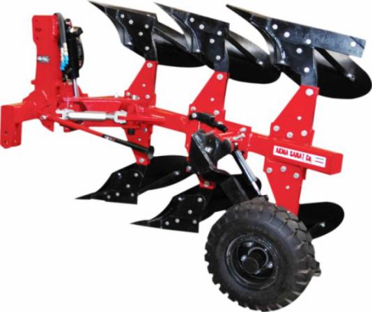 تصویر 2 از گاوآهن پایدار با قاب تقارن یافته و تیغه‌ های زاویه‌ دار