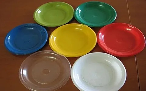 تصویر 4 از بشقاب بلوری رنگی مقاوم در برابر حرارت و تغییرات دما