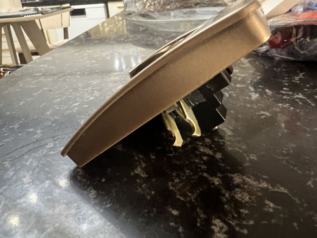 تصویر 2 از کلید تک پل رنگ بژ آسیا الکتریک مدل کریستال