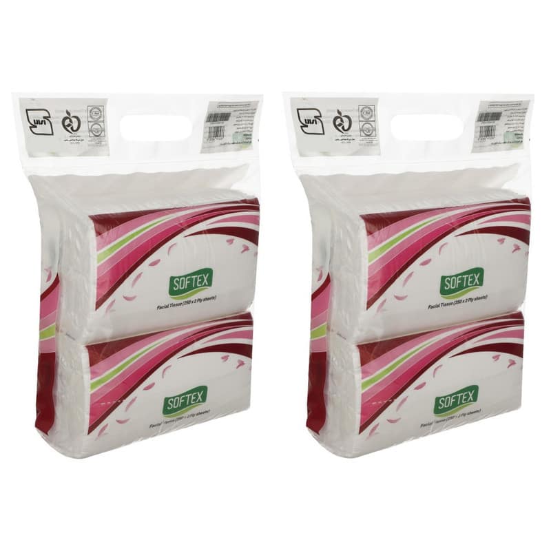تصویر 2 از دستمال کاغذی سافتکس لطیف با رایحه مطبوع و دلنشین