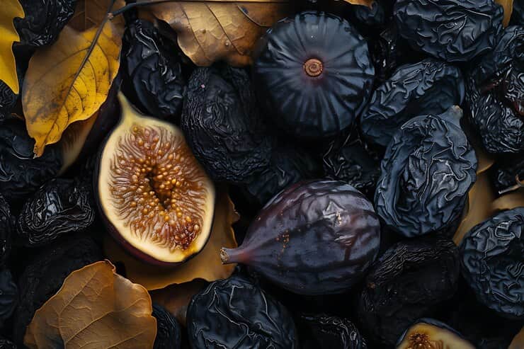 تصویر 2 از انجیر خشک سیاه پوست‌ تیره سایز درشت‌