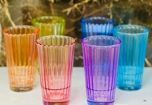 تصویر 3 از لیوان بلوری رنگی با دوام بالا و ظاهر لوکس برای هر محیط