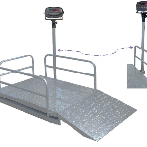 تصویر 3 از باسکول دام کش چرخ دار با سینی ضد لغزش برای توزین مطمئن دام