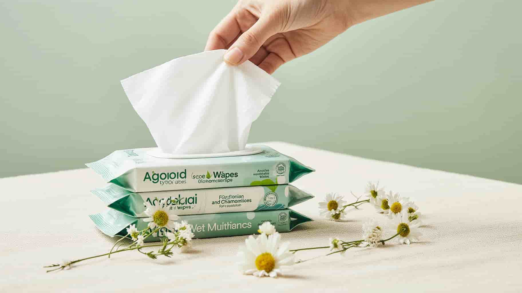 دستمال کاغذی مرطوب مناسب پاکسازی سریع پوست