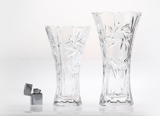 تصویر 4 از گلدان بلور درجه یک با طراحی کلاسیک و مناسب هر نوع دکوراسیون