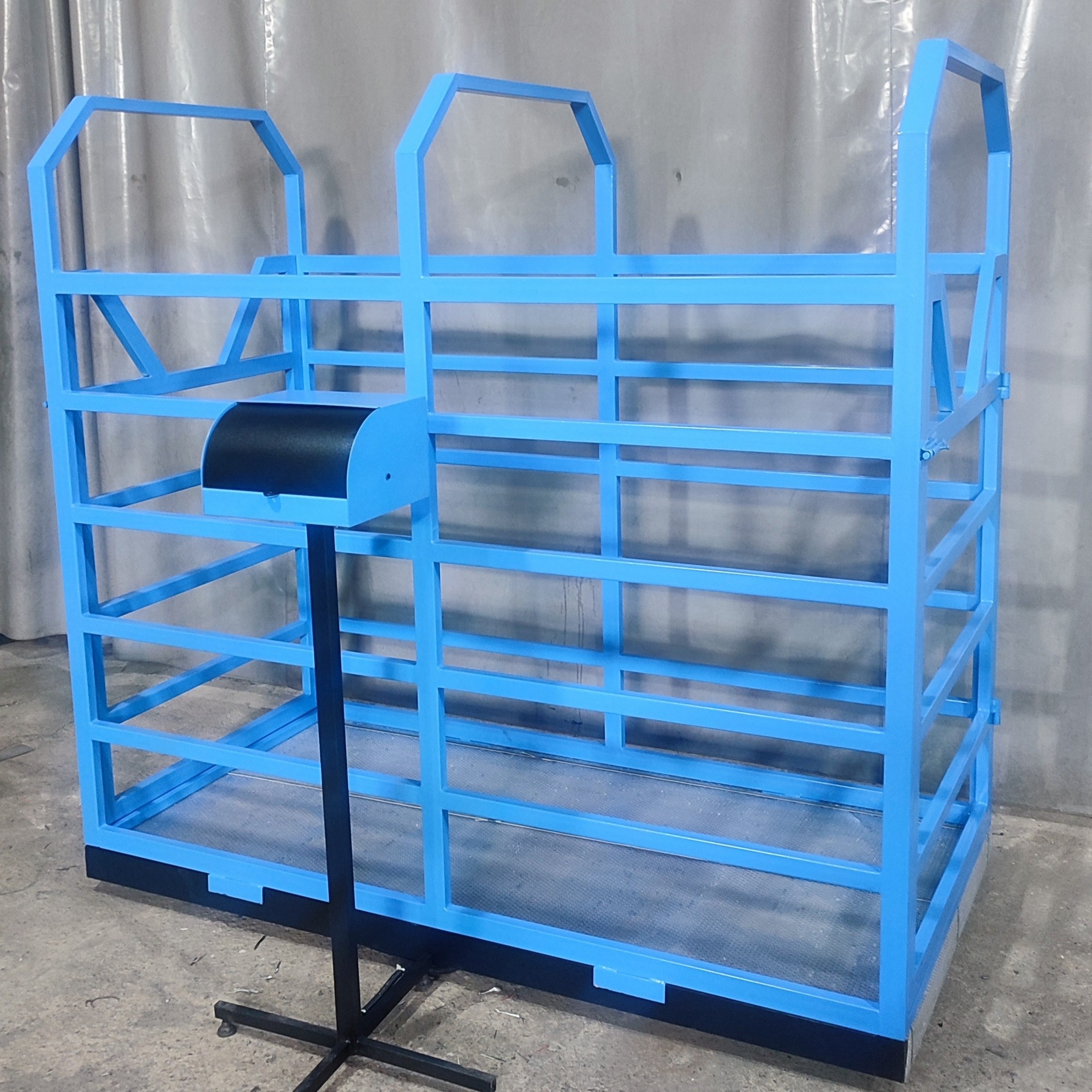 باسکول دام کش صنعتی هوشمند استیل ضد زنگ با پایه های تنظیم پذیر