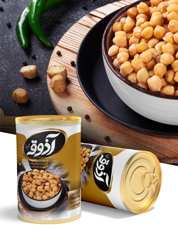 کنسرو نخود آبگوشتی بدون شکستگی دانه