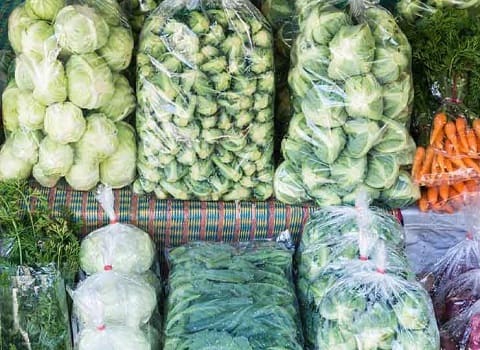 تصویر 2 از نایلون خیاری شفاف مناسب بسته بندی مواد غذایی