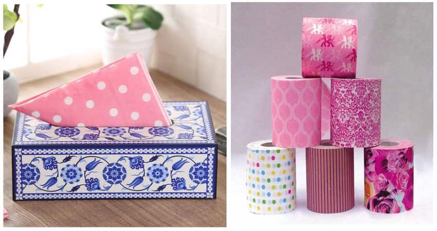 تصویر 2 از دستمال کاغذی رنگی مناسب هدیه و پذیرایی خاص وشیک