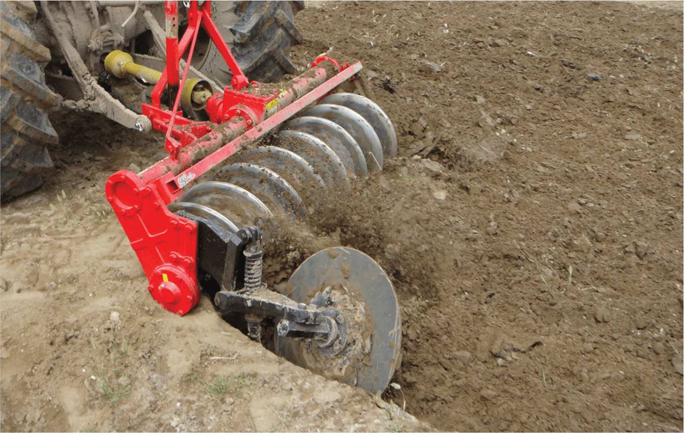 تصویر 4 از گاو آهن دیسکی مدل فشرده با آرایش دایره‌ ای ویژه زمین‌ های نرم