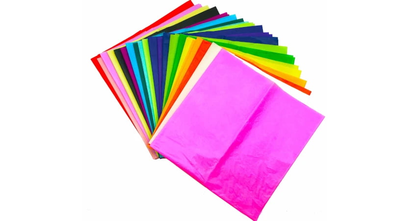 دستمال کاغذی رنگی مناسب هدیه و پذیرایی خاص وشیک باطراحی جذاب