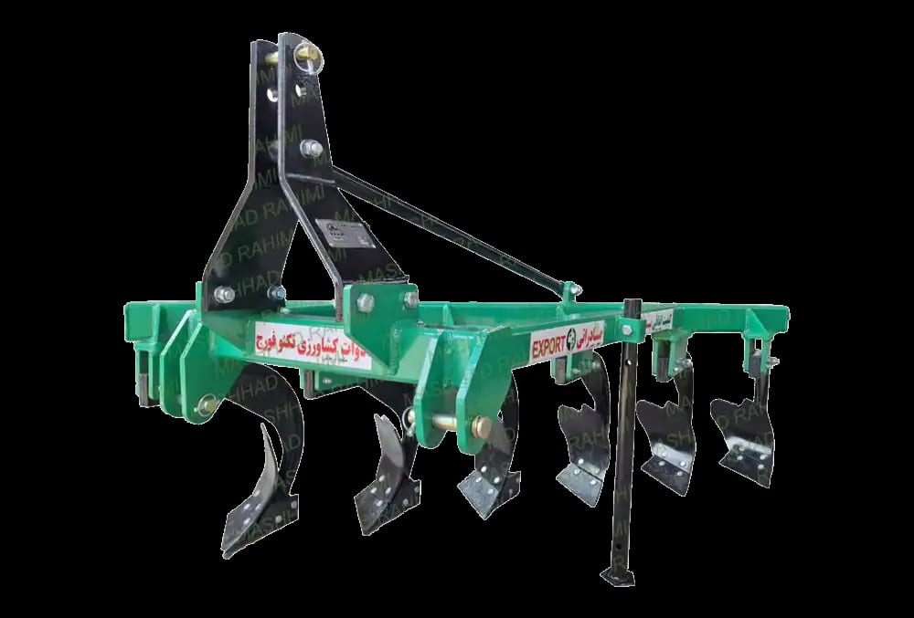 گاوآهن 6 خیش با آرایش خطی ویژه برای کشاورزی گسترده