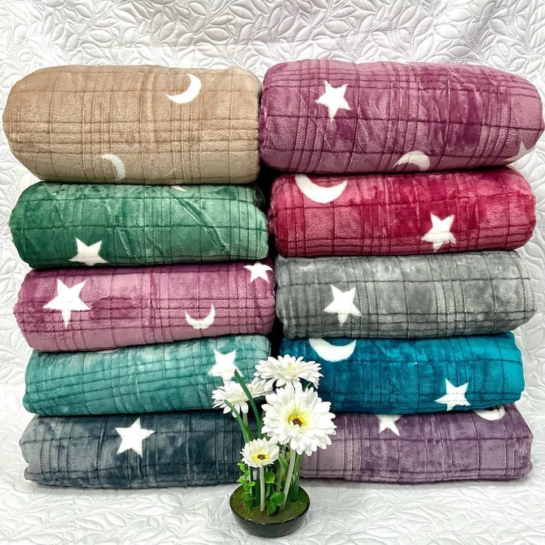 تصویر 1 از فروش ویژه و عرضه با کیفیت پتو مسافرتی ماه و ستاره ای