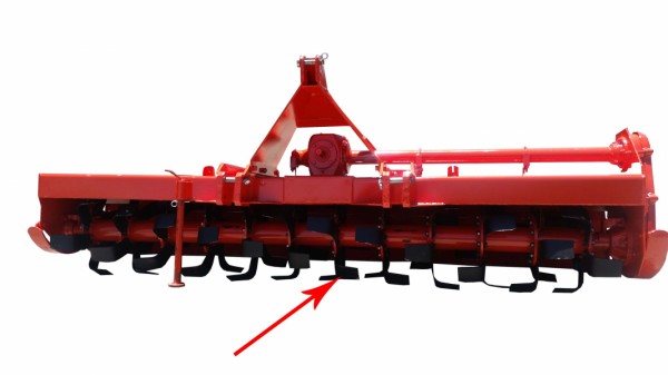 تصویر 1 از گاوآهن روتاری سامانه مکانیکی با تیغه‌ چند جهته