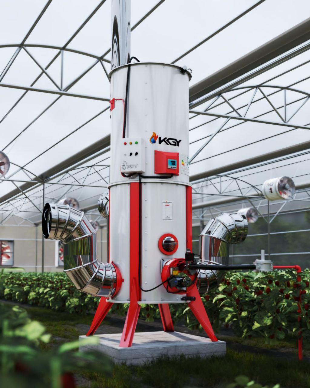 اولین بخاری گلخانه استاندارد و فوق کم مصرف + خرید از کارخانه