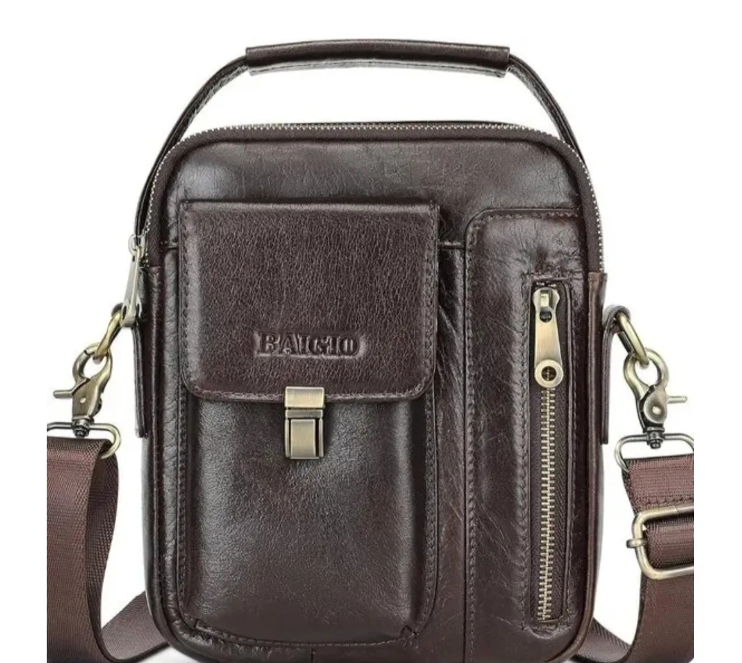 کیف دوشی مردانه چرم دستدوز اعلا خرید به صرفه