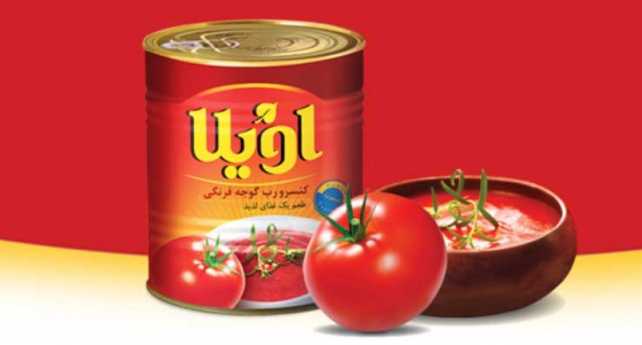 رب گوجه فرنگی اویلا تولید صنعتی مناسب رستوران ها و آشپزخانه‌ ها