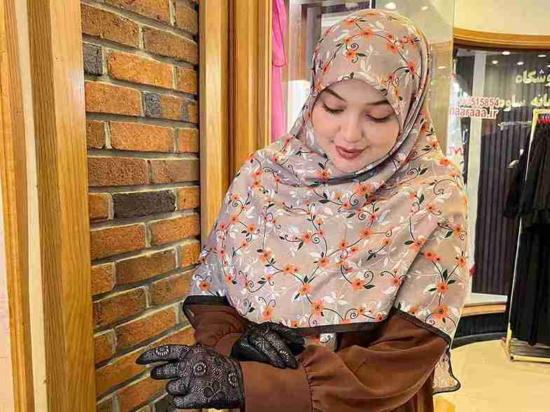 تصویر 3 از قیمت روسری نخی طرحدار + خرید باور نکردنی