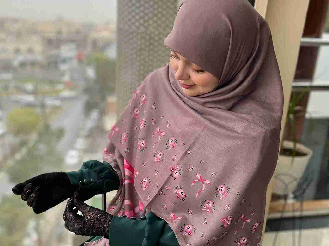 تصویر 5 از قیمت روسری نخی طرحدار + خرید باور نکردنی