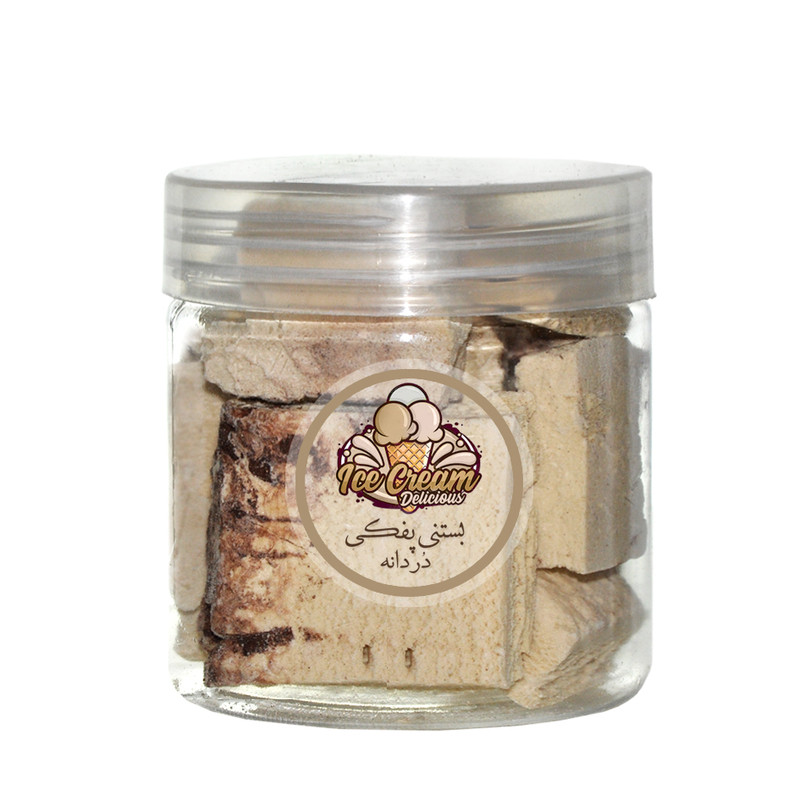 بستنی خشک تیرامیسو ترکیبی خوشمزه از طعم قهوه + خامه و کاکائو