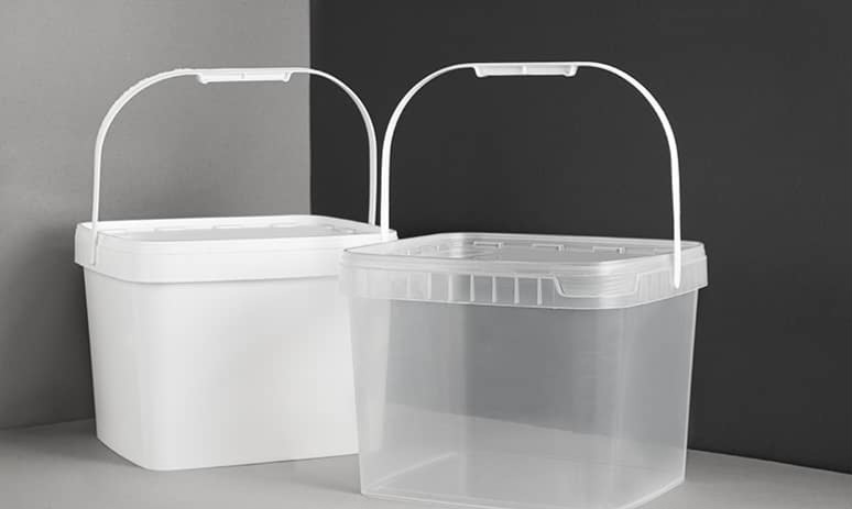 تصویر 3 از بهترین قیمت سطل ۱۰ لیتری شفاف چهار گوش
