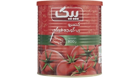 رب گوجه‌ فرنگی پیک تولید شده با فناوری پاستوریزاسیون استاندارد