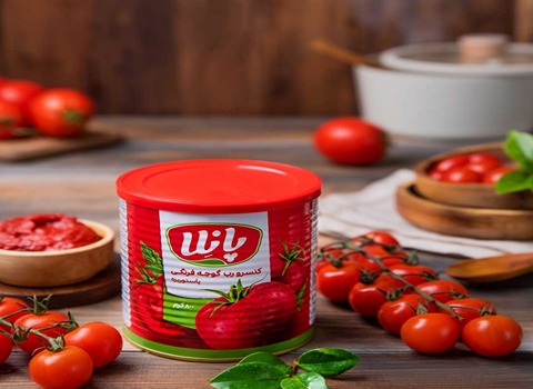 رب گوجه‌ فرنگی پانلا با قوام مناسب و بدون آب اضافه شده