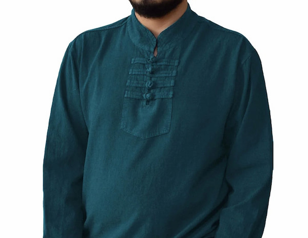 تصویر 2 از پیراهن مردانه چهار گره شیک با کیفیت عالی برای استایل روزمره