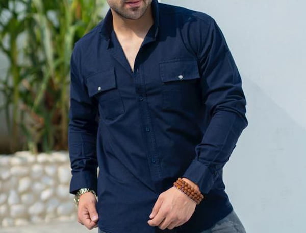 تصویر 2 از پیراهن مردانه دو جیب اسپرت با پارچه مقاوم و دوخت تمیز