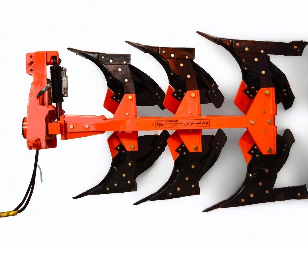 گاو آهن برگردان تجهیز شیار زن با مسیر برگشتی