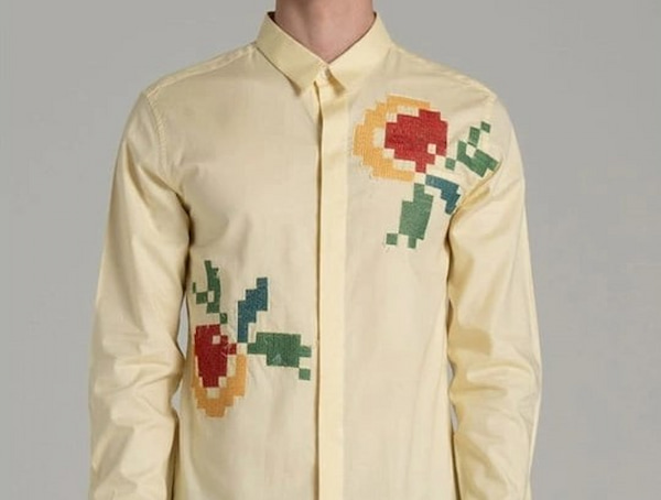 تصویر 2 از پیراهن مردانه گلدوزی شده شیک برای استایل اسپرت و شهری