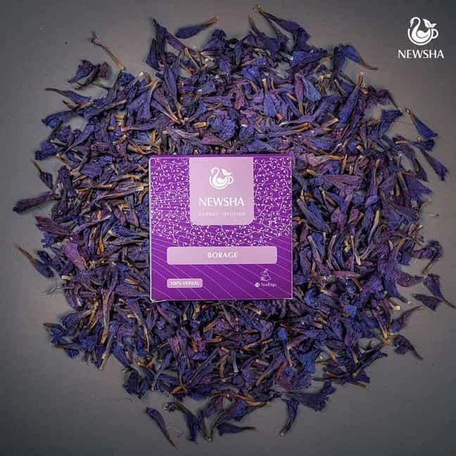 گل گاوزبان تی‌ بگ بسته‌ بندی شده و آماده مصرف