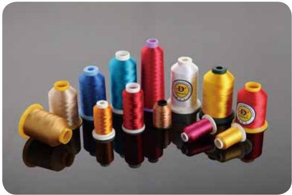 تصویر 1 از نخ پلی استر ضخیم با مقاومت بالا برای تولید پوشاک