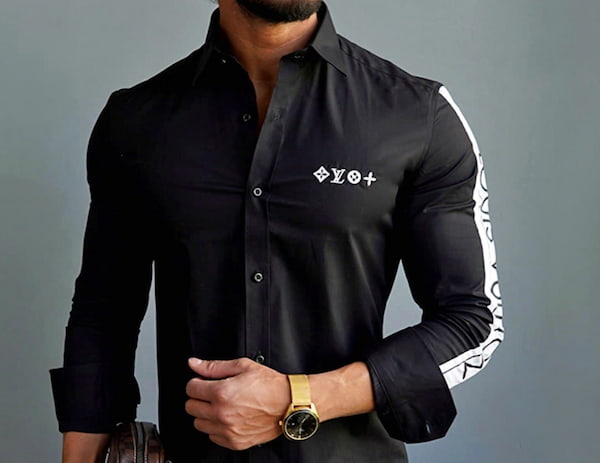 تصویر 4 از پیراهن مردانه لویی ویتون مناسب تیپ کلاسیک و مدرن