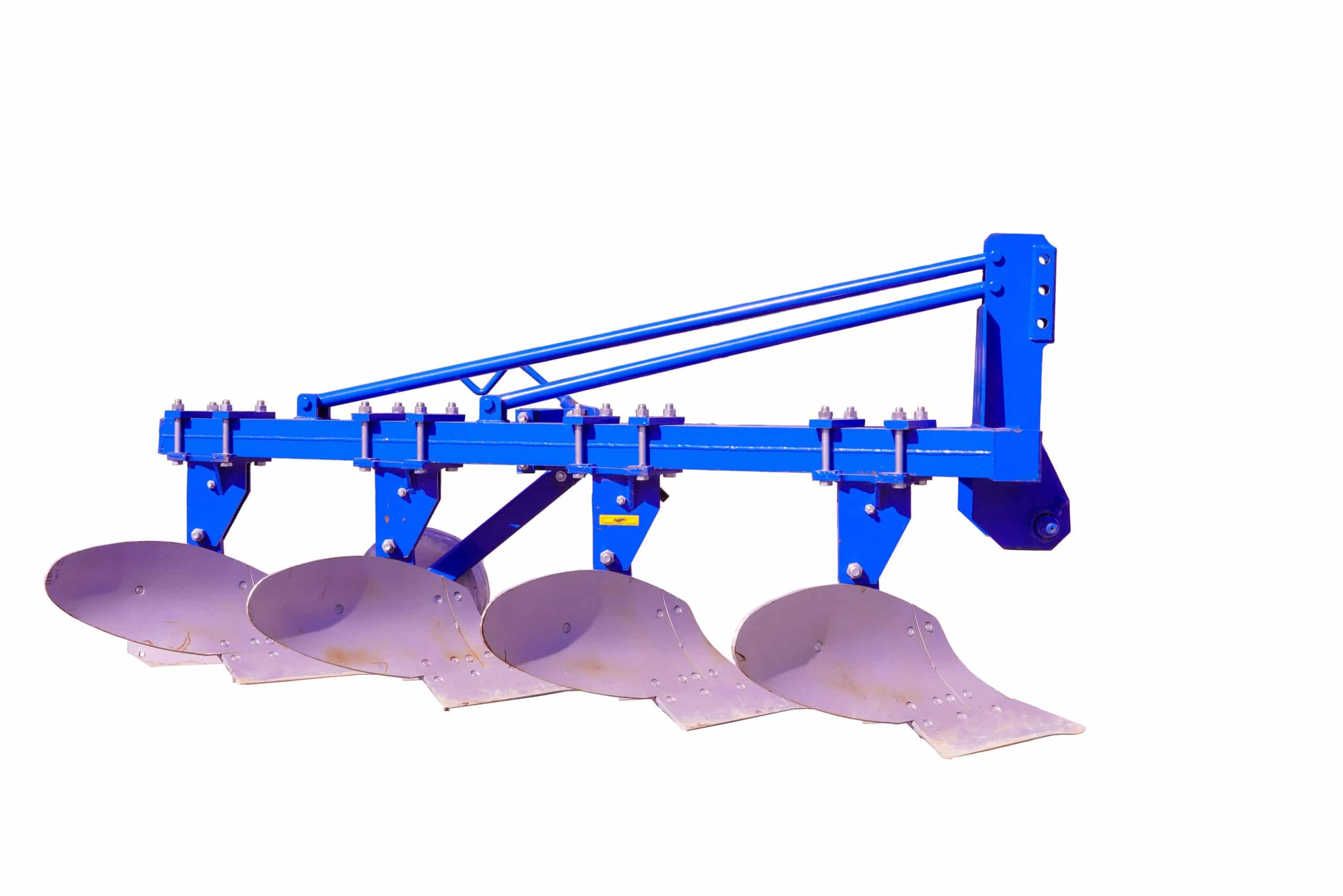 تصویر 2 از گاو آهن چهار خیش تجهیز مزرعه‌ ای با چینش مستقل خیش‌ ها