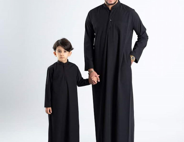 تصویر 2 از پیراهن مردانه عربی با دوخت حرفه ای و پارچه محکم