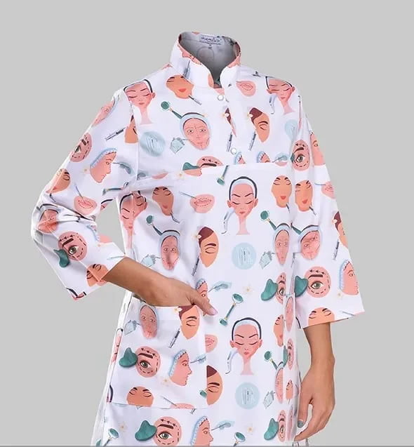 لباس پرستاری عروسکی پارچه نرم و تن‌ خور عالی