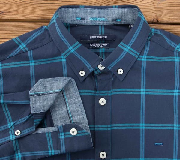 تصویر 4 از پیراهن مردانه چهار خونه مناسب استایل رسمی و اداری