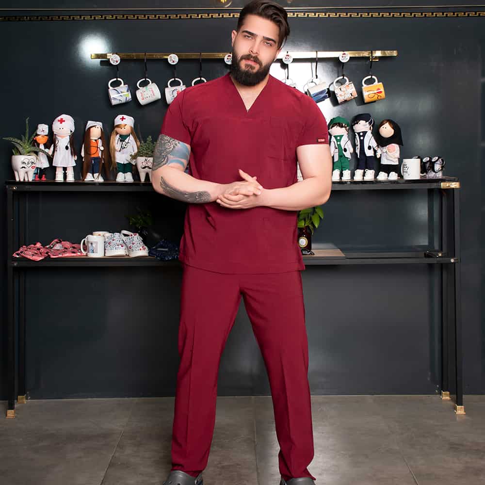 تصویر 1 از لباس پرستاری فرم مردانه پارچه تنفسی و نرم