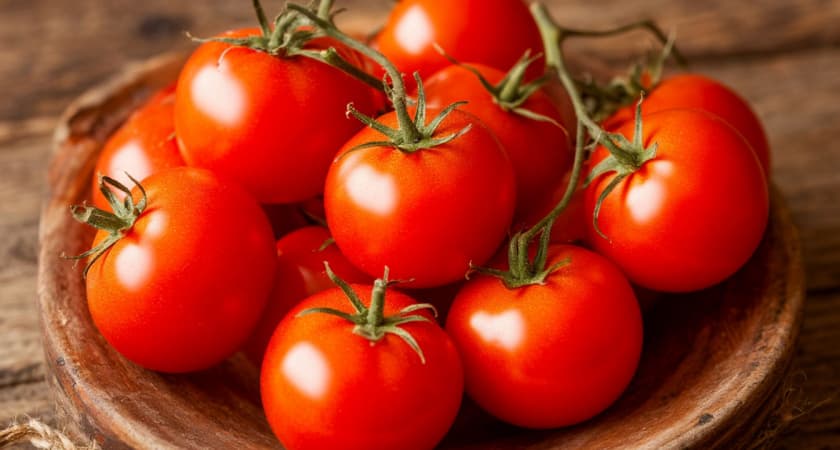 تصویر 3 از گوجه‌ فرنگی گلخانه قرمز و رسیده با ظاهر یکدست و سالم