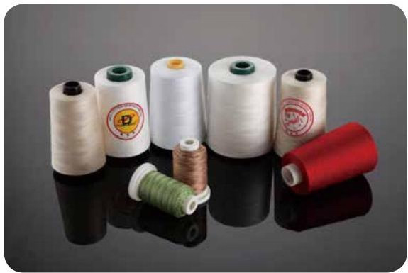 تصویر 2 از نخ پلی استر سفید با دوام بالا برای دوخت پارچه‌ های حساس