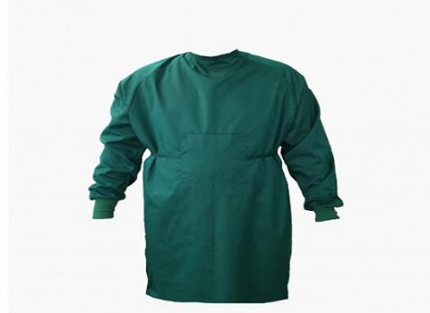 تصویر 3 از گان سبز پوشش استاندارد برای محیط‌ های درمانی