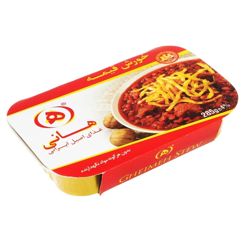 خورشت قیمه هانی آماده مصرف بدون افزودنی مضر