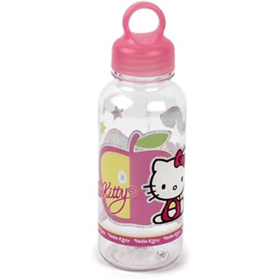 آب معدنی طرح کیتی در بسته‌ بندی سبک و زیبای دخترانه