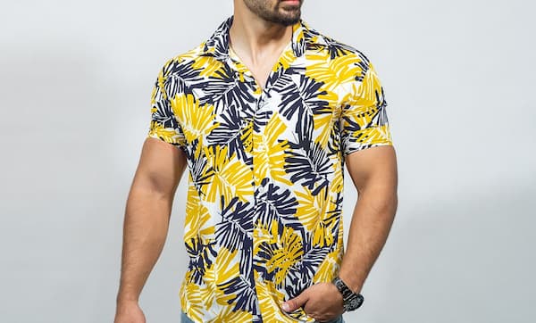 تصویر 3 از پیراهن مردانه هاوایی درجه یک مناسب استایل اسپرت مدرن