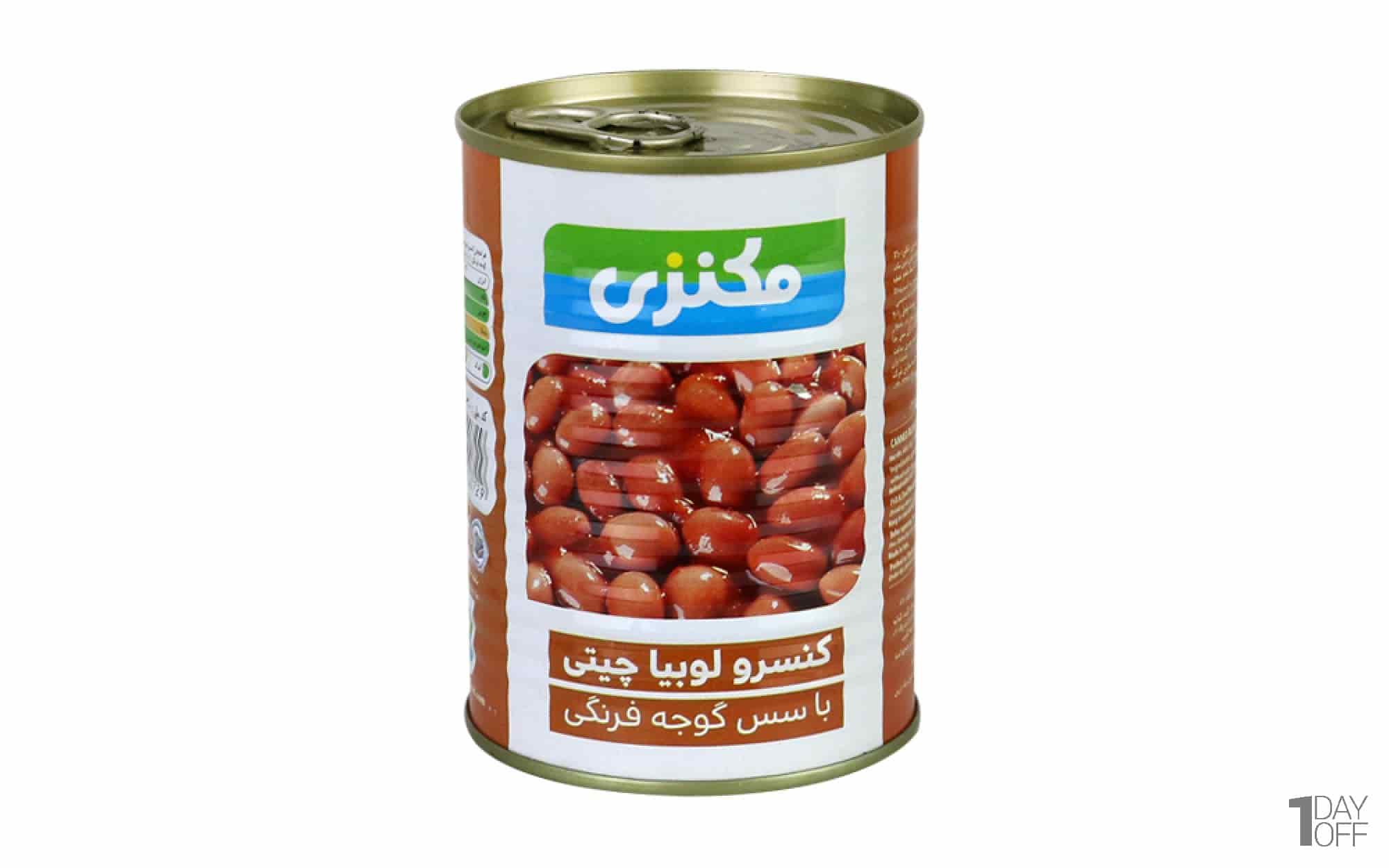 تصویر 3 از کنسرو لوبیا مکنزی با ارزش غذایی بالا و پروتئین زیاد