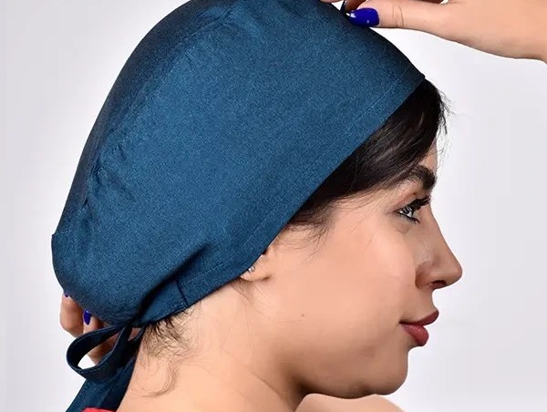 کلاه جراحی سبز جمع‌ شونده و حمل آسان برای کاربرد های روز مره