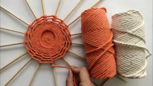 تصویر 3 از نخ پلی استر مکرومه با تنوع رنگی مناسب برای پروژه‌ های دکوری